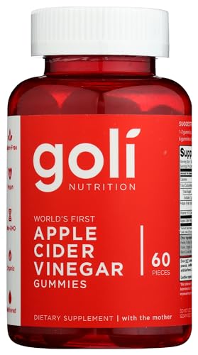 Goli Apple Cider Vinegar Gummies, 60 Count