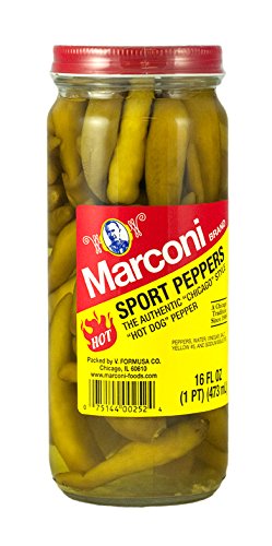 Marconi Hot Sport Peppers, 16 oz