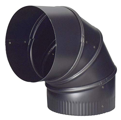 Imperial 6 in Adjustable Elbow, Black