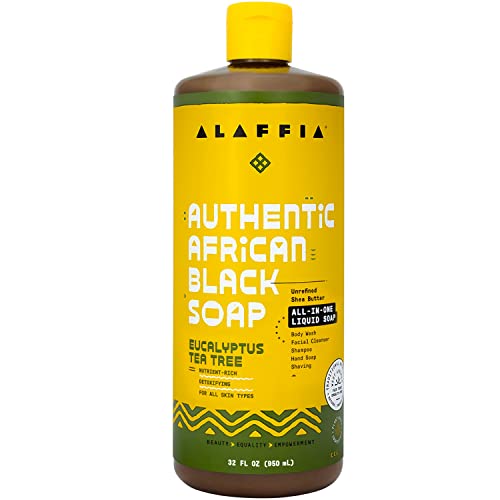 Alaffia Authentic African Black Soap, Eucalyptus Tea Tree