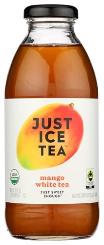 Just Ice Tea White Mango Organic Tea, 16 fl oz