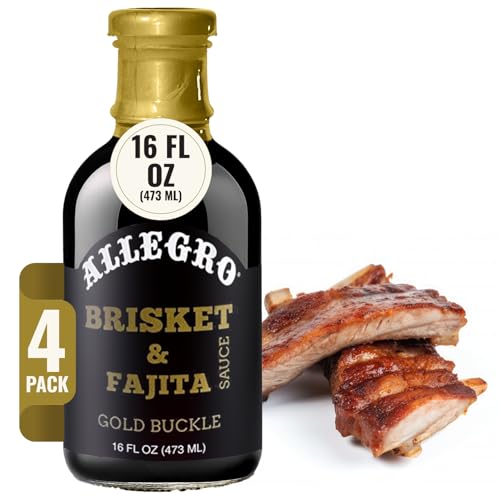 Allegro Gold Buckle Marinade for Brisket and Fajita, 16 oz (Pack of 4)
