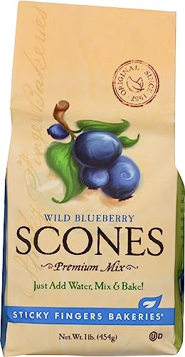 Sticky Fingers Wild Blueberry Scone Mix, 16 oz