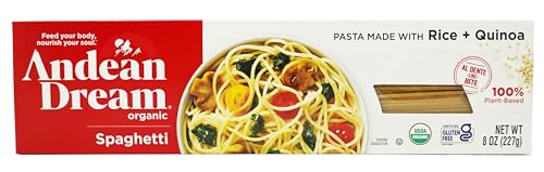 Andean Dream Organic Quinoa Spaghetti, Gluten-Free, 8 oz (Pack of 12)