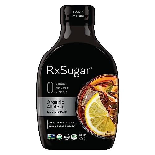 RxSugar Organic Liquid Allulose Sweetener, 16 oz