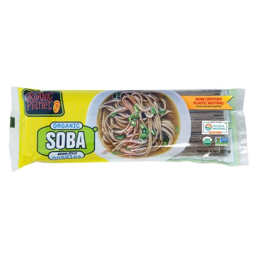 Organic Soba Noodles, Wheat & Buckwheat, 8 oz