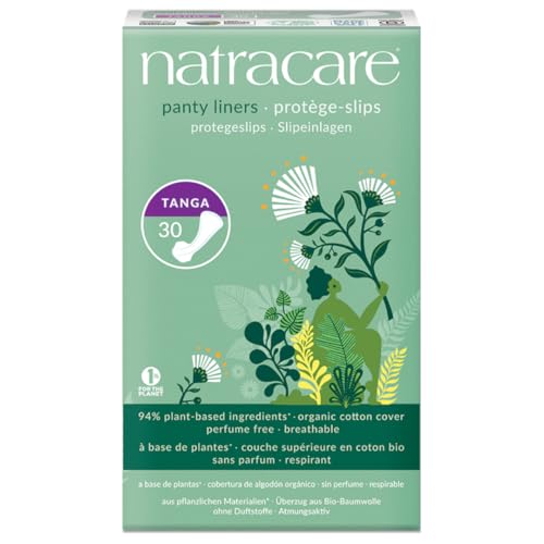 Natracare Natural Organic Thong Style Panty Liners, 30 Count