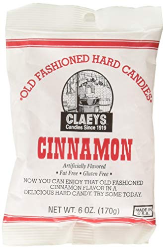 Claey's Old Fashioned Cinnamon Candy, 6 oz Bag (Pack of 12)