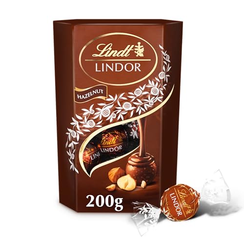 Lindt Lindor Hazelnut Chocolate Truffles, 200 g