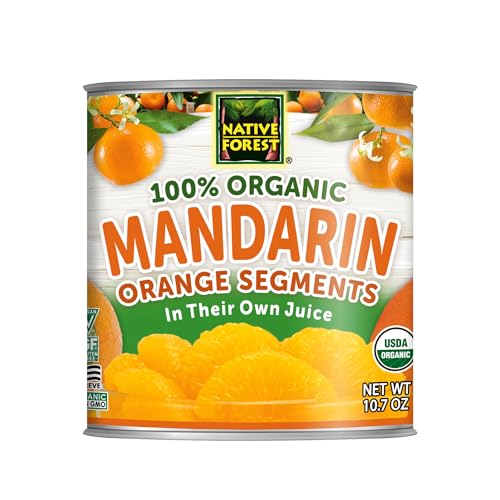 Native Forest Organic Mandarin Oranges, 10.7 oz (Pack of 6)