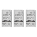 Grandpa's Charcoal Bar Soap, 4.25 oz (Pack of 3)