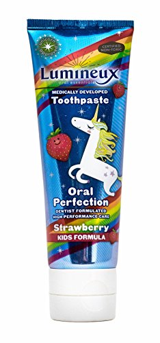Lumineux Kids Toothpaste, Strawberry, Fluoride & SLS Free, 3.75 oz
