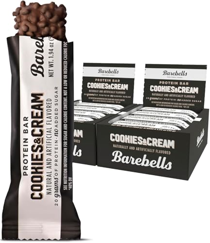 Barebells Protein Bars, Cookies & Cream, 55 g (Pack of 2)
