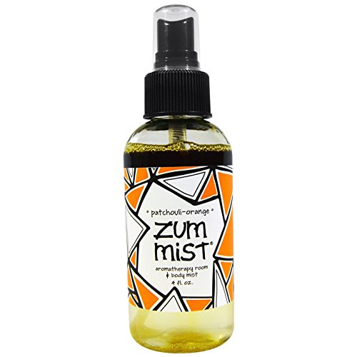 Indigo Wild Zum Mist Aromatherapy Spray, Patchouli-Orange, 4 oz