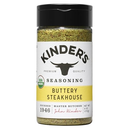 Kinder's Organic Buttery Steakhouse Seasoning, 6 oz