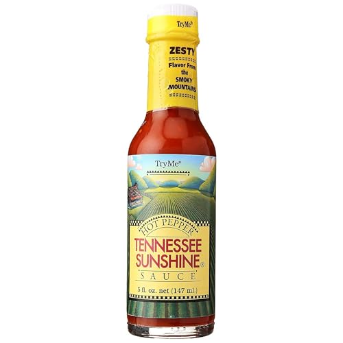 Try Me Tennessee Sunshine Hot Pepper Sauce, 5 fl oz (Pack of 6)