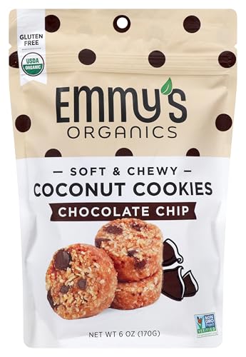 Emmy's Organics Chocolate Chip Macaroon, 6 oz