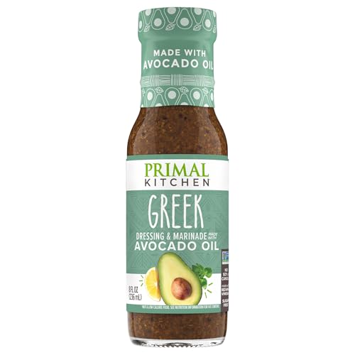 Primal Kitchen Greek Vinaigrette & Marinade with Avocado Oil, 8 fl oz