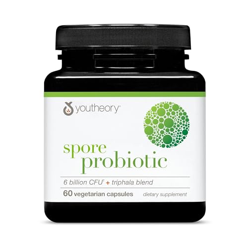 Youtheory Spore Probiotic, 60 Vegetarian Capsules