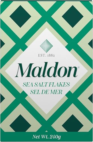Maldon Sea Salt Flakes, 8.5 oz (240 g) (Pack of 2)