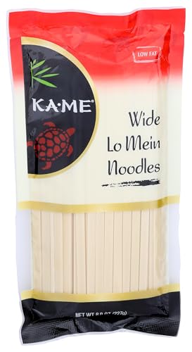 Ka-Me Wide Lo Mein Noodles, 8 oz