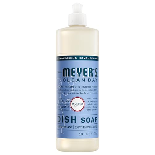 Mrs. Meyer's Clean Day Liquid Dish Soap, Bluebell, 16 fl oz