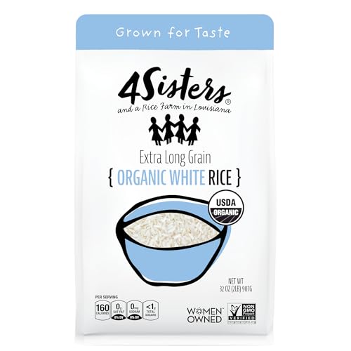 4Sisters Organic Long Grain White Rice, 2 lb
