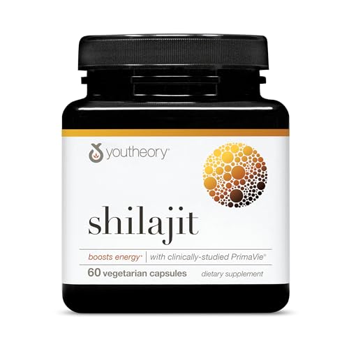 Youtheory Shilajit, 500 mg, 60 Vegetarian Capsules