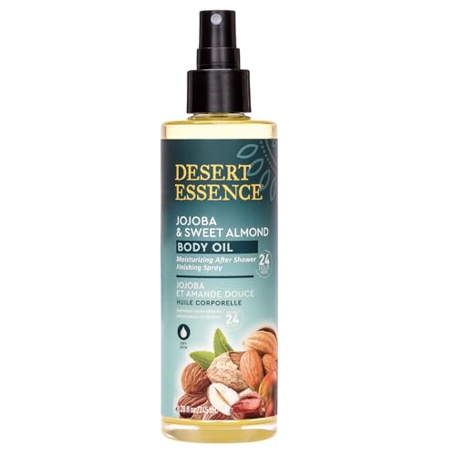 Desert Essence Jojoba & Sweet Almond Body Oil Spray, 8.28 fl oz
