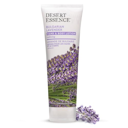Desert Essence Bulgarian Lavender Hand and Body Lotion, 8 fl oz