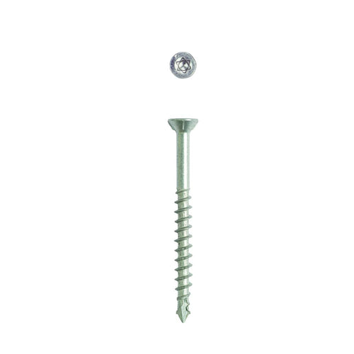 SPAX T-Star+ Partial Thread Zinc Screws, 6 x 1-1/2", 1 lb (315 Count)