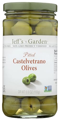 Jeff's Garden Castelvetrano Pitted Green Olives, 5.5 oz