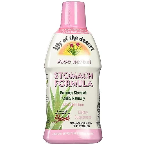 Lily of the Desert Stomach Formula Organic Aloe Vera Juice, 32 fl oz