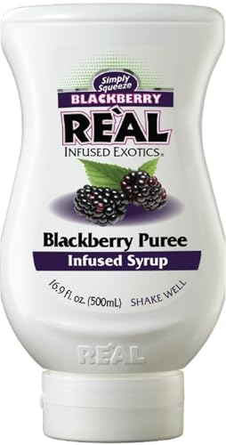 Reàl Blackberry Puree Infused Syrup, 16.9 fl oz Squeeze Bottle