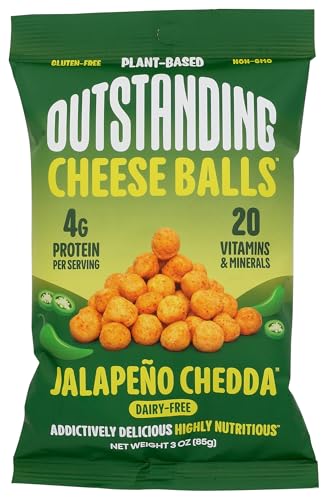 Outstanding Foods Jalapeno Cheddar Cheese Balls, 3 oz
