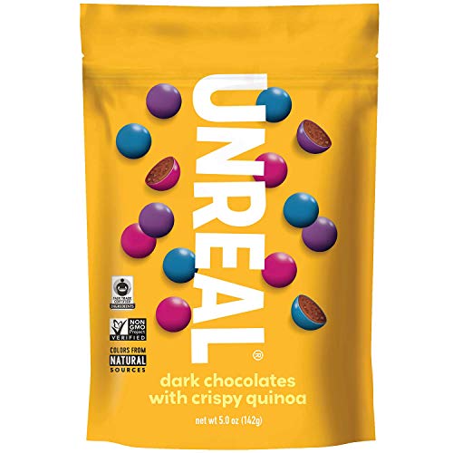 Unreal Candy Coated Chocolate Crispy Quinoa Gems, 5 oz