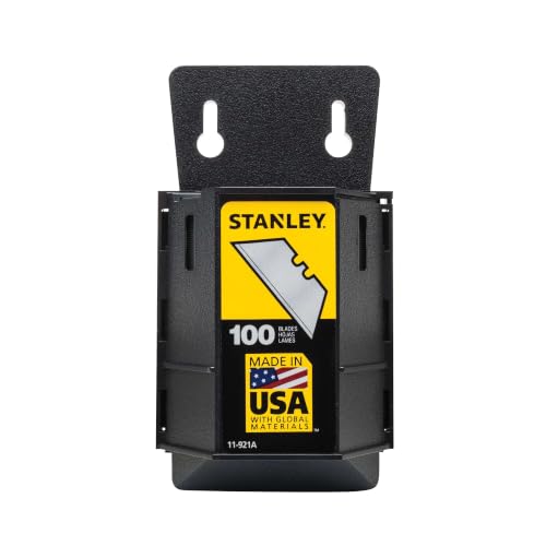 Stanley Heavy-Duty Utility Blades with Dispenser (100 Pack)