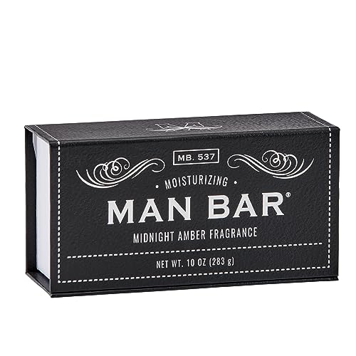 San Francisco Soap Company Man Bar Soap, Midnight Amber, 10 oz
