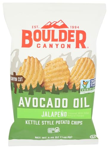 Boulder Canyon Avocado Oil Jalapeno Chips, 5.25 oz