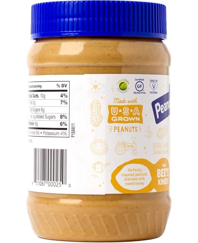 Peanut Butter and Co. The Bee's Knees Peanut Butter, 16 oz