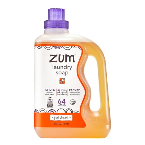 Zum Clean Laundry Liquid, Patchouli, 64 fl oz