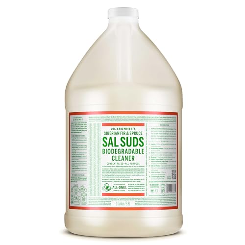 Dr. Bronner's Sal Suds All-Purpose Cleaner, Fir & Spruce Pine, 1 Gallon