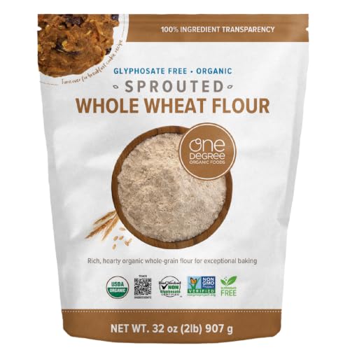 One Degree Organics Sprouted Whole Wheat Flour, 32 oz