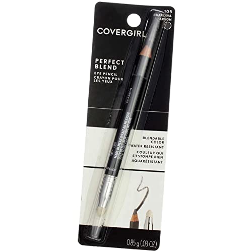CoverGirl Perfect Blend Eye Pencil, Charcoal (Pack of 2)