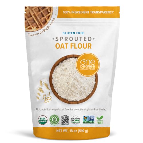 One Degree Organics Organic Sprouted Oat Flour, 18 oz