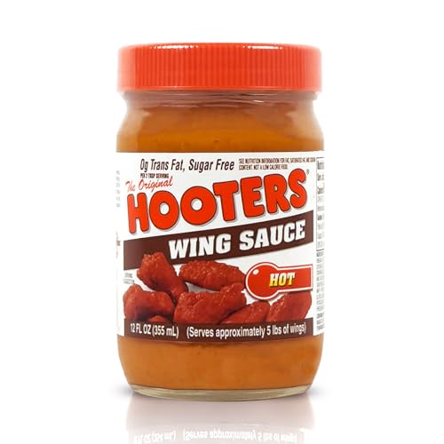 Hooters Hot Wing Sauce, 12 oz