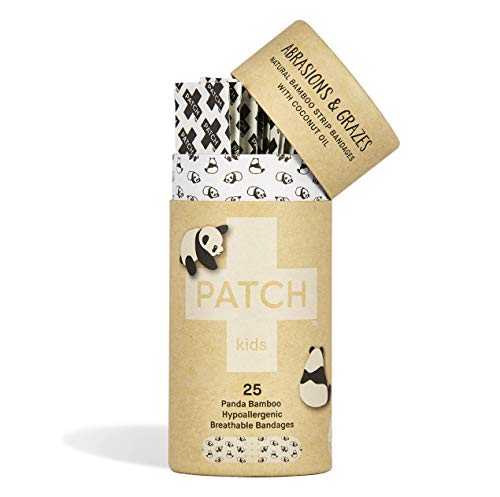 Patch Bamboo Bandage Strips with Coconut Oil, 25 Count