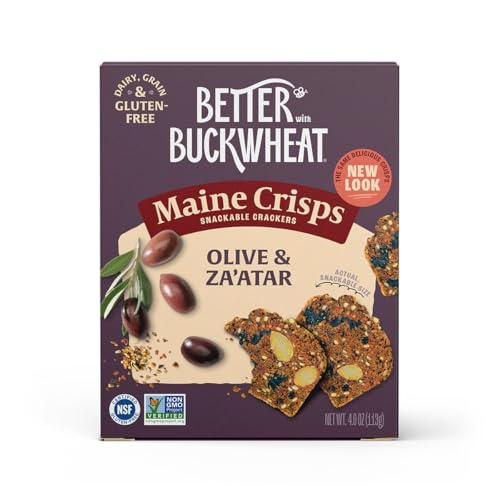Maine Crisps Olive and Za'atar Crisps, 4 oz