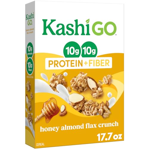 Kashi GO Honey Almond Flax Crunch Protein Cereal, 17.7 oz