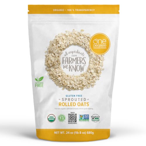 One Degree Organics Sprouted Rolled Oats, 24 oz